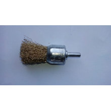 Knot Type Crimped Wire End Brush with 6mm Shank